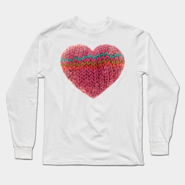 Knit Love Long Sleeve T-Shirt by Ed Labetski Art